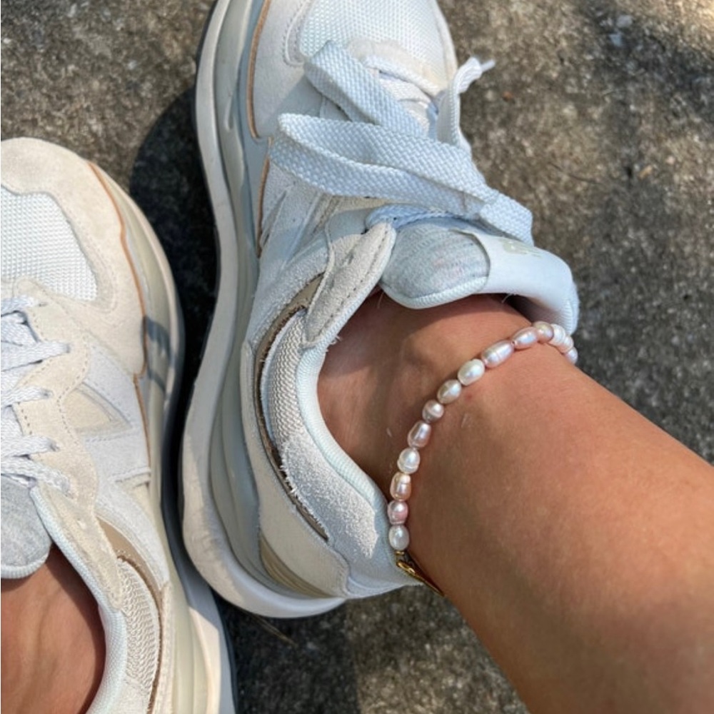 Natural pearls anklet